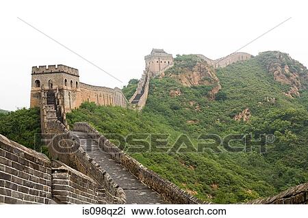 Great wall of china View Large Photo Image Stock Image - Great wall of china. Fotosearch