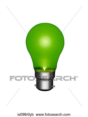 Green lightbulb View Large Photo Image Stock Image - Green lightbulb. Fotosearch