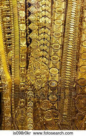 Jewellery in gold souk View Large Photo Image Stock Photography - Jewellery in gold souk. Fotosearch