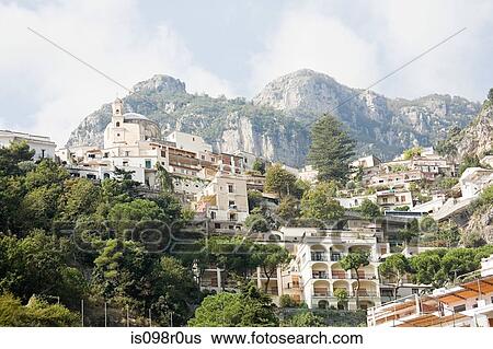 Positano View Large Photo Image Stock Photograph - Positano. Fotosearch