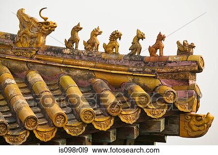 Roof in forbidden city beijing View Large Photo Image Stock Photo - Roof in forbidden city beijing. Fotosearch