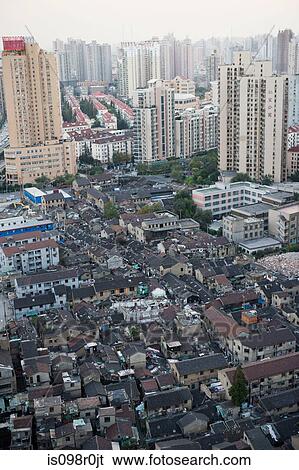 Stock Photograph - Shanghai cityscape. Fotosearch
