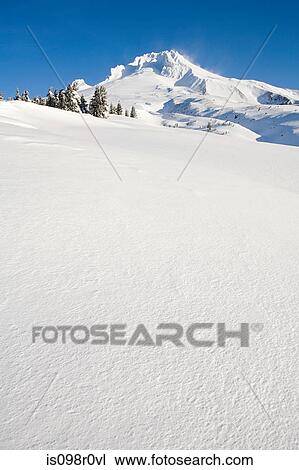 Snow on a mountain View Large Photo Image Stock Image - Snow on a mountain. Fotosearch
