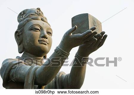 Stock Photography - Statue near tian tan buddha. Fotosearch
