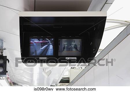 Stock Photo - Surveillance cameras. Fotosearch