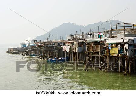 Tai o village lantau island View Large Photo Image Stock Image - Tai o village lantau island. Fotosearch