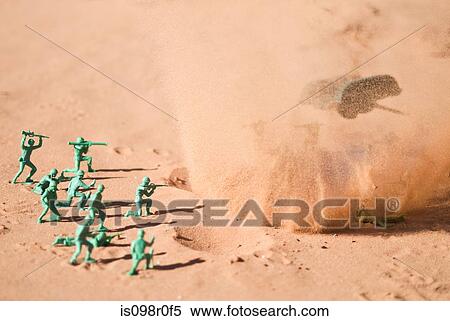 Toy soldiers fighting View Large Photo Image Stock Photography - Toy soldiers fighting. Fotosearch