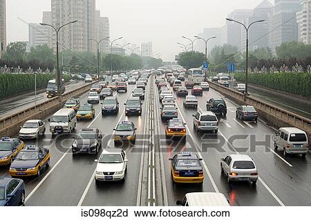 Traffic on beijing road View Large Photo Image Stock Image - Traffic on beijing road. Fotosearch