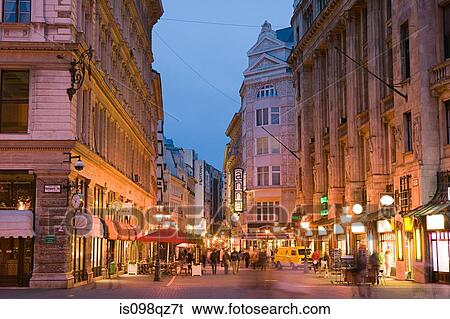 Vorosmarty square busdapest View Large Photo Image Stock Photograph - Vorosmarty square busdapest. Fotosearch