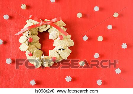 Biscuit wreath View Large Photo Image Stock Image - Biscuit wreath. Fotosearch