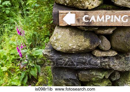 Camping sign View Large Photo Image Stock Image - Camping sign. Fotosearch