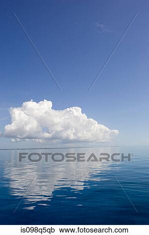 Clouds above calm ocean. View Large Photo Image Stock Image - Clouds above calm ocean.. Fotosearch