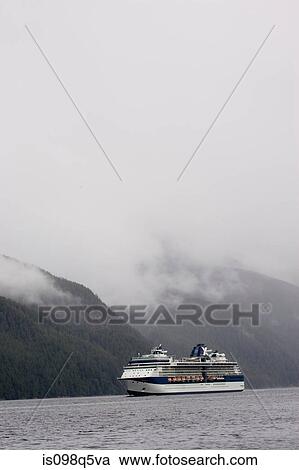 Cruising on Inside Passage. View Large Photo Image Stock Image - Cruising on Inside Passage.. Fotosearch