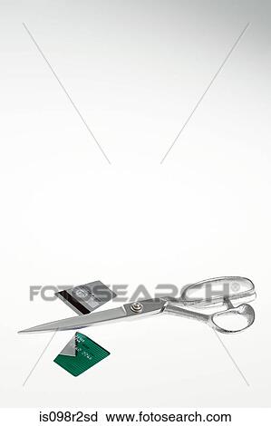 Cut credit card View Large Photo Image Stock Image - Cut credit card. Fotosearch