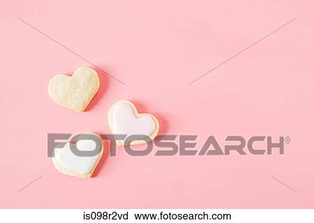 Heart shaped biscuits View Large Photo Image Stock Image - Heart shaped biscuits. Fotosearch