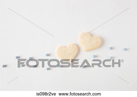 Heart shaped biscuits View Large Photo Image Stock Image - Heart shaped biscuits. Fotosearch