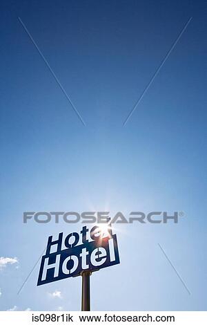Hotel sign View Large Photo Image Stock Image - Hotel sign. Fotosearch