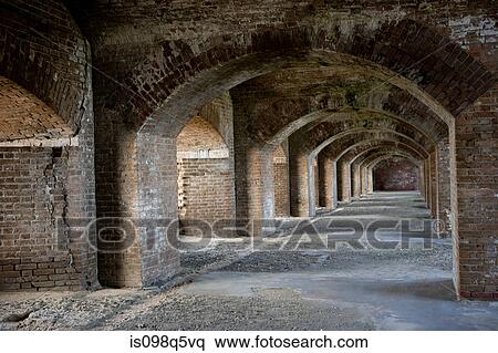 Inside Ft. Jefferson. View Large Photo Image Stock Photography - Inside Ft. Jefferson.. Fotosearch