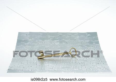 Key on jigsaw puzzle View Large Photo Image Stock Photography - Key on jigsaw puzzle. Fotosearch