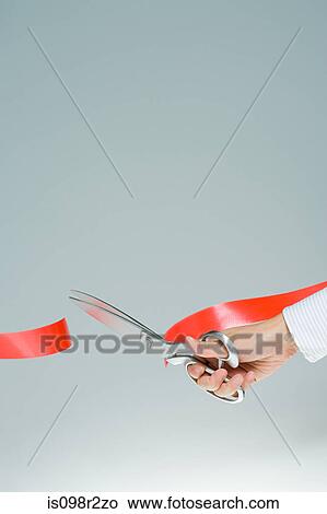 Person cutting ribbon View Large Photo Image Picture - Person cutting ribbon. Fotosearch