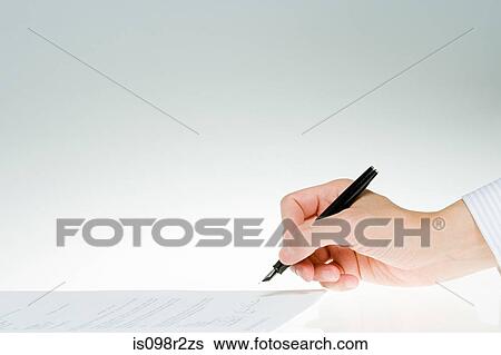 Person signing paper View Large Photo Image Stock Photograph - Person signing paper. Fotosearch