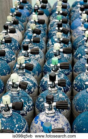 Scuba tanks at dive shop. View Large Photo Image Stock Image - Scuba tanks at dive shop.. Fotosearch
