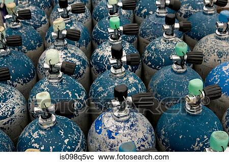 Scuba tanks at dive shop. View Large Photo Image Stock Image - Scuba tanks at dive shop.. Fotosearch