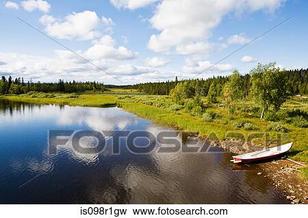 View of a lake in lapland View Large Photo Image Stock Photo - View of a lake in lapland. Fotosearch