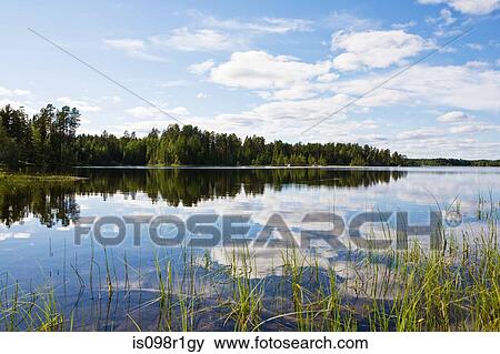 View of a lake in lapland View Large Photo Image Stock Photo - View of a lake in lapland. Fotosearch