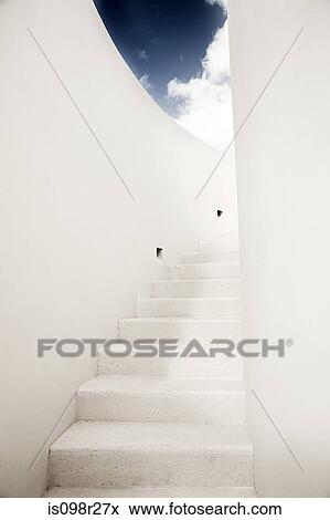 White stairs View Large Photo Image Stock Photo - White stairs. Fotosearch