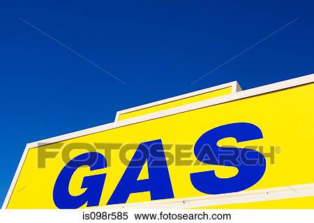 Gas sign View Large Photo Image Stock Photography - Gas sign. Fotosearch