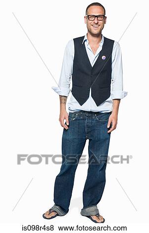 Man wearing a waistcoat View Large Photo Image Stock Photo - Man wearing a waistcoat. Fotosearch