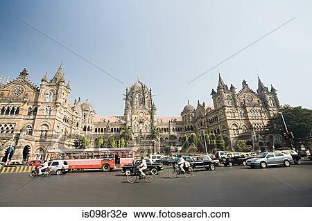 Traffic moving past an ornate church View Large Photo Image Stock Image - Traffic moving past an ornate church. Fotosearch
