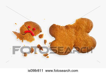 Broken gingerbread man View Large Photo Image Stock Image - Broken gingerbread man. Fotosearch
