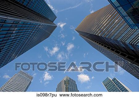 Canary wharf office buildings View Large Photo Image Stock Photograph - Canary wharf office buildings. Fotosearch
