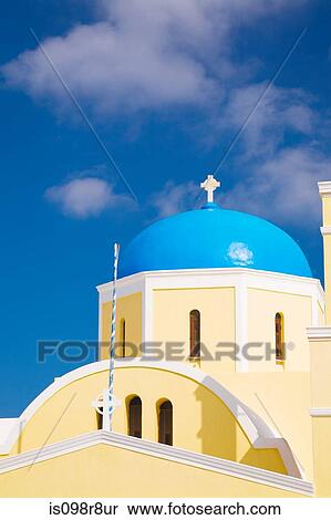 Stock Photography - Greek church. Fotosearch