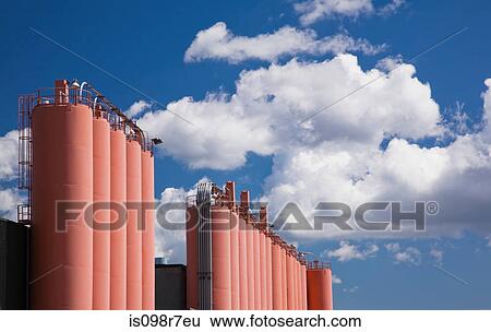 Industrial plant View Large Photo Image Stock Photograph - Industrial plant. Fotosearch