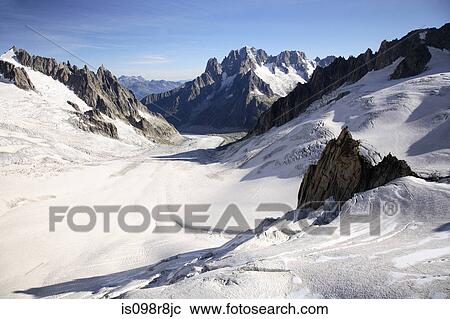Mountains and glacier near mont blanc View Large Photo Image Stock Image - Mountains and glacier near mont blanc. Fotosearch