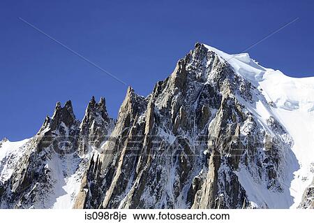 Stock Image - Mountains in french alps near mont blanc. Fotosearch