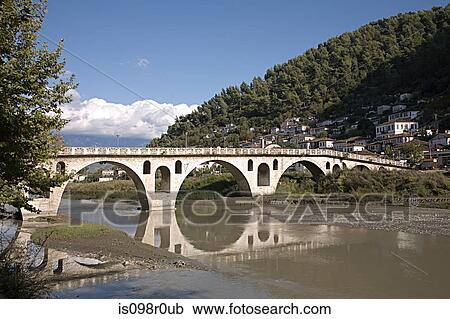 Old stone bridge in berat View Large Photo Image Stock Image - Old stone bridge in berat. Fotosearch