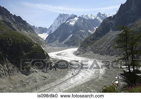 Receding glacier in french alps View Large Photo Image Stock Image - Receding glacier in french alps. Fotosearch