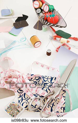 Stock Photograph - Sewing equipment. Fotosearch