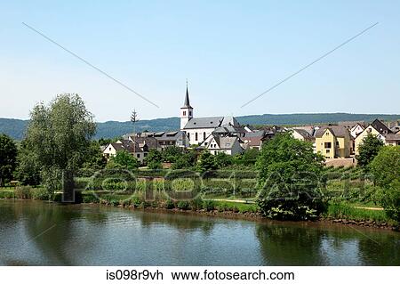 A church and town on the rhine View Large Photo Image Stock Image - A church and town on the rhine. Fotosearch