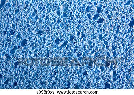 Detail of blue sponge View Large Photo Image Stock Photograph - Detail of blue sponge. Fotosearch