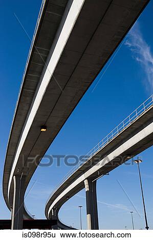 Elevated highways View Large Photo Image Stock Photograph - Elevated highways. Fotosearch