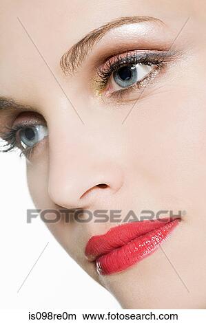 Face of a young woman View Large Photo Image Picture - Face of a young woman. Fotosearch