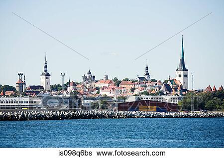Tallin townscape View Large Photo Image Stock Photograph - Tallin townscape. Fotosearch