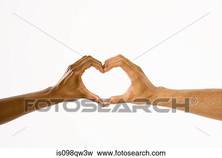 Hands in heart shape View Large Photo Image Stock Photo - Hands in heart shape. Fotosearch