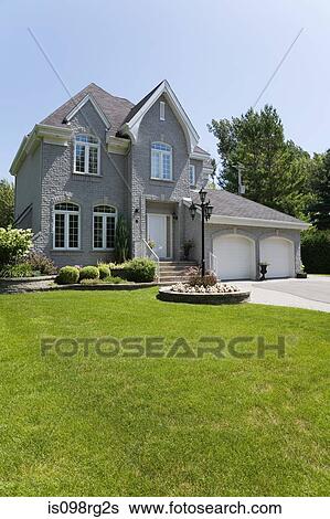 Detached house View Large Photo Image Stock Photograph - Detached house. Fotosearch
