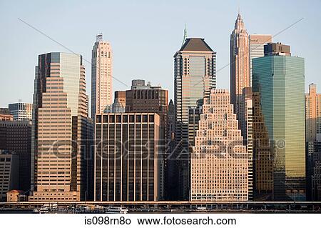 Manhattan buildings View Large Photo Image Picture - Manhattan buildings. Fotosearch